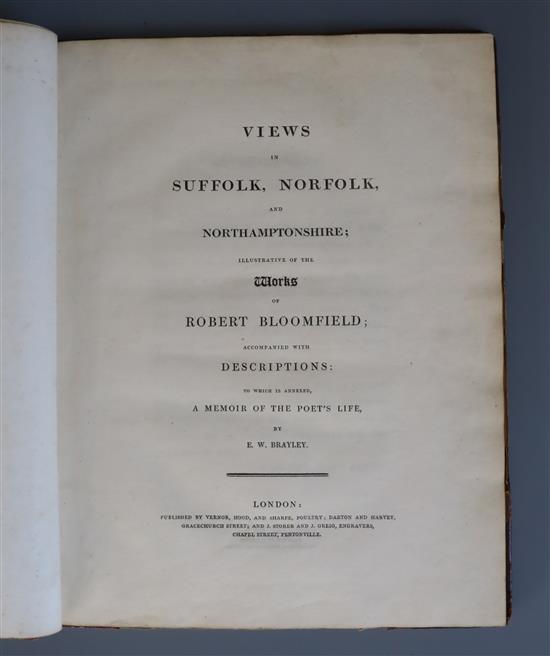 Brayley, Edward Wedlake - Views in Suffolk, Norfolk and Northamptonshire, illustrative of the works of Robert